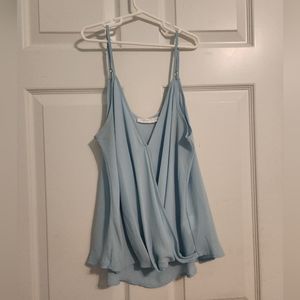 Lush Wrap Baby Blue Tank Top